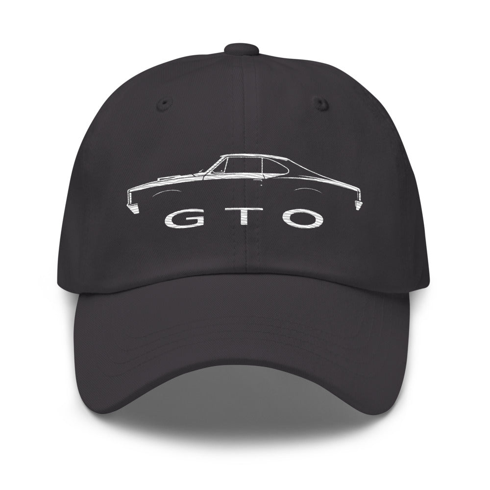 1966 GTO Dad hat for American Classic Car Enthusiats Gear Heads Automotive Cap