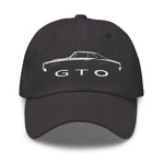 1966 GTO Dad hat for American Classic Car Enthusiats Gear Heads Automotive Cap