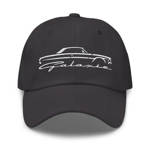 1964 Galaxie Silhouette Emblem Dad hat for American Classic Car Owners Automotive Cap