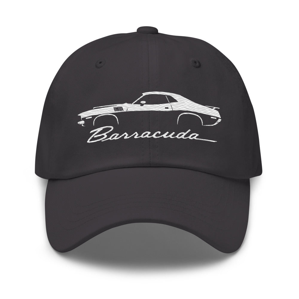1971 Barracuda Dad hat for Muscle Car Enthusiasts American Classic Cars 71 Cuda Cap