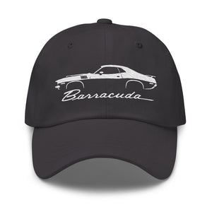 1971 Barracuda Dad hat for Muscle Car Enthusiasts American Classic Cars 71 Cuda Cap