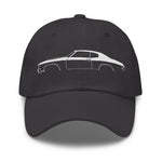 1970 Chevy Chevelle Hat in grey, front view