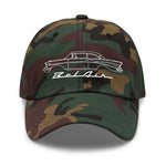 1957 Bel Air Dad hat for 57 Chevy Classic Car Owners Custom Line Art Embroidery