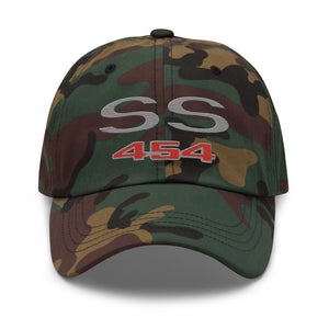 Chevelle SS 454 Dad hat for Classic Chevy Muscle Car Owners Enthusiasts Gear Heads Cap