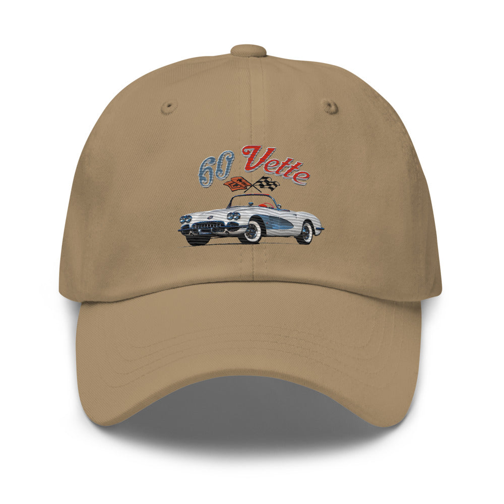 1960 Corvette Convertible C1 American Classic Car Automotive Nostalgia Dad hat