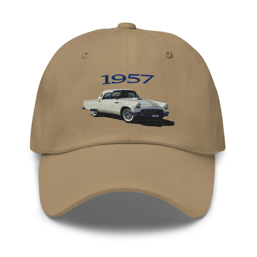 1957 Thunderbird 57 T-bird American Antique Car Dad hat