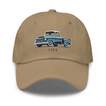 1956 Chevy 3100 dad hat for Antique Pickup Truck Owners Enthusiasts Automotive caps