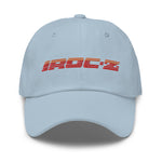 Retro Vintage 1980s Chevy Camaro IROC-Z Logo Fender Emblem Embroidered Dad hat