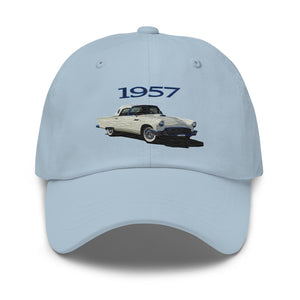 1957 Thunderbird 57 T-bird American Antique Car Dad hat