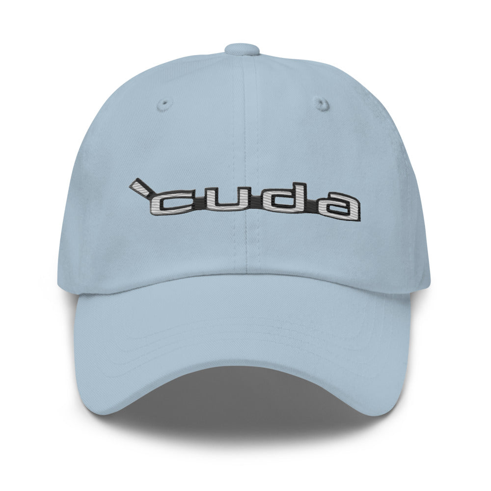 Barracuda Cuda Muscle Car Enthusiast Classic Collector Cars Owner Dad hat custom embroidered adjustable strap