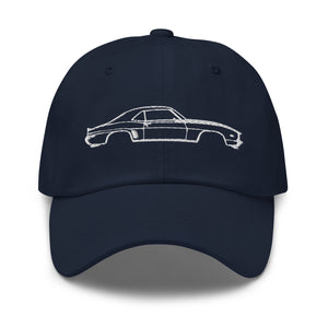 First Generation Chevy Camaro Line Art Custom Classic Car Club Muscle Cars Dad hat