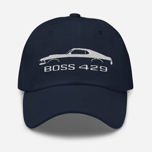 1969 Boss 429 Stang Rare Muscle Car Owners Drivers Custom Embroidered Dad hat