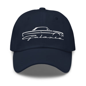 1964 Galaxie Silhouette Emblem Dad hat for American Classic Car Owners Automotive Cap