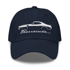 1971 Barracuda Dad hat for Muscle Car Enthusiasts American Classic Cars 71 Cuda Cap