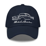 1957 Bel Air Dad hat for Antique Chevy Owners Classic Car Enthusiasts 57 Belair Cap