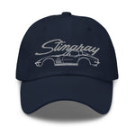 1969 Corvette C3 Stingray dad hat for Chevy Classic Car Drivers Custom 69 Vette Line Art Cap