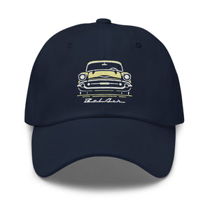 Colonial Cream 1957 Bel Air cap for 57 Chevy Classic Car Owners Antique Automotive dad hats