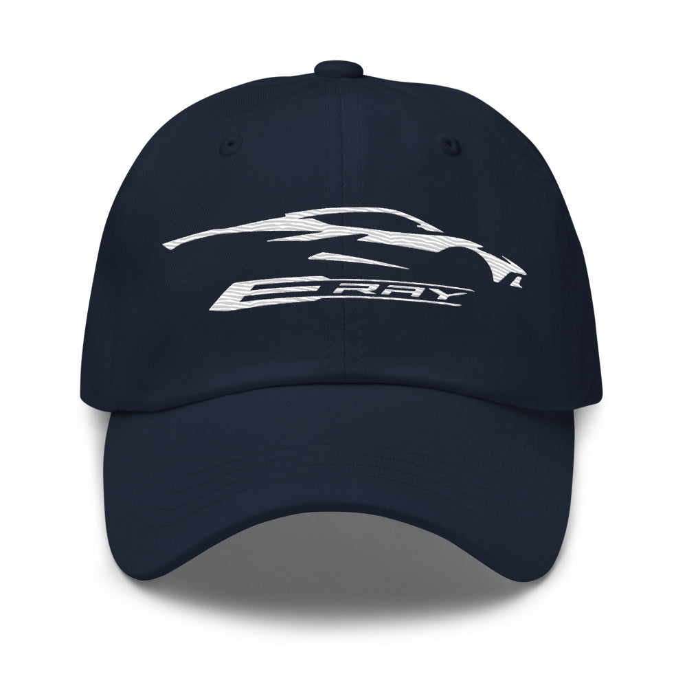 Corvette C8 E-Ray Silhouette Dad hat