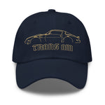 77 Trans Am Firebird Hat in navy, front view