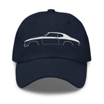 1970 Chevy Chevelle Hat in navy, front view