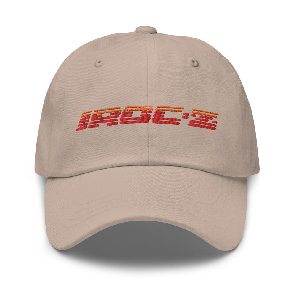 Retro Vintage 1980s Chevy Camaro IROC-Z Logo Fender Emblem Embroidered Dad hat