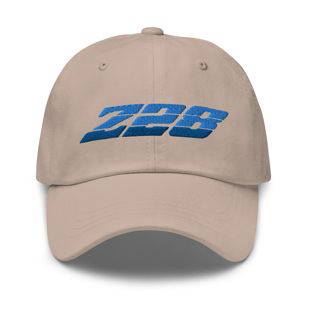 Chevy Camaro Z28 Shades of Blue 1980-1981 Z/28 Collector Car Embroidered Custom Dad hat