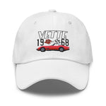 1968 Corvette Red Vette C3 Classic Car Dad hat