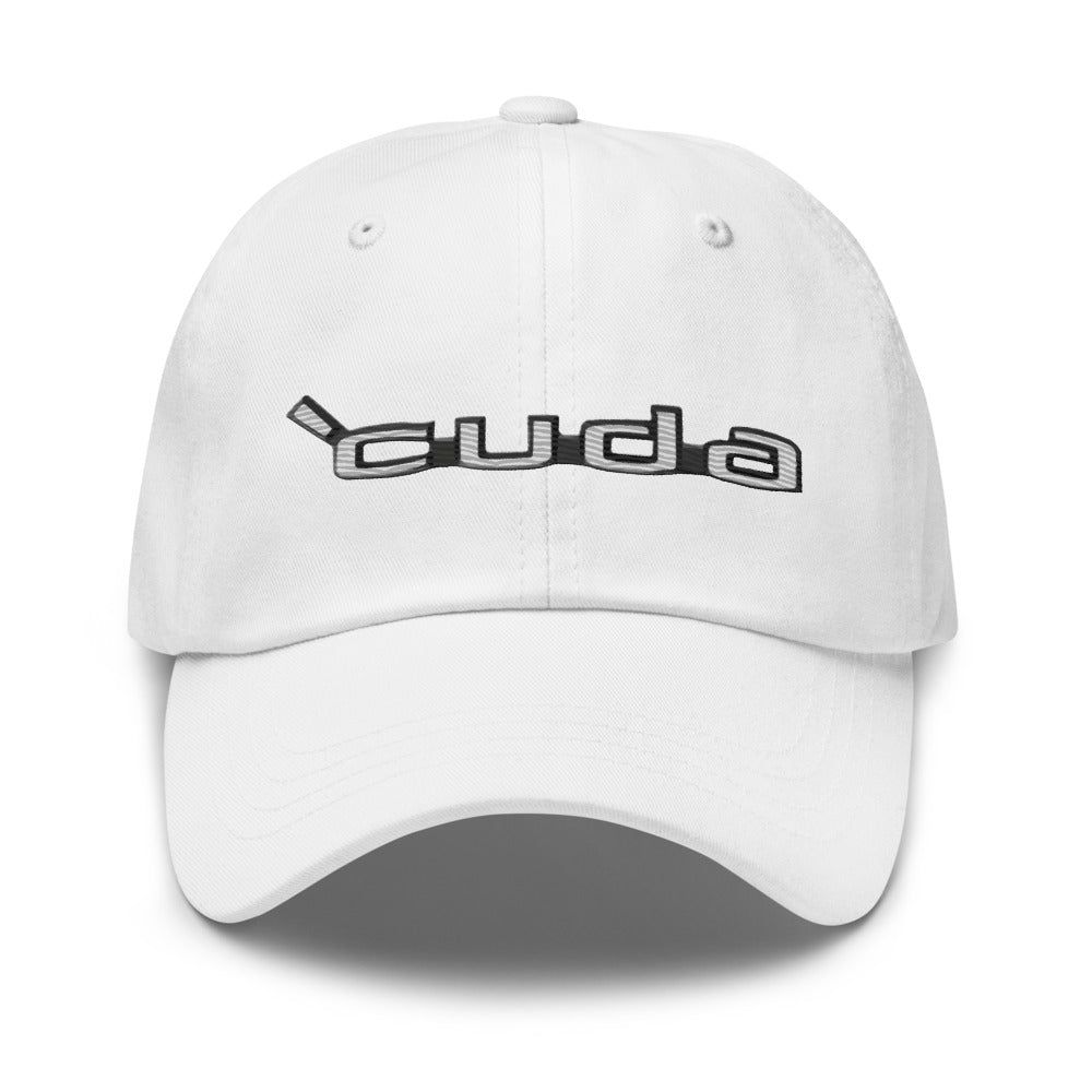 Barracuda Cuda Muscle Car Enthusiast Classic Collector Cars Owner Dad hat custom embroidered adjustable strap