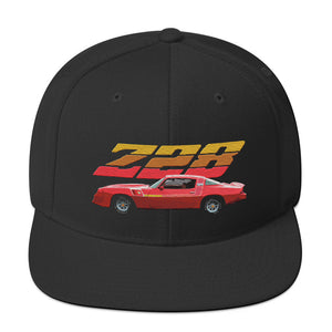 1980 Red Chevy Camaro Z28 Classic Muscle Car Owner Custom Snapback Hat adjustable snap back