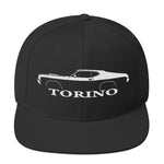 1972 Gran Torino hat for Muscle car Owners Enthusiasts Automotive Snapback Cap