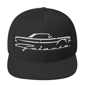 1964 Galaxie Silhouette Emblem snapback hat for American Classic Car Owners Automotive Cap