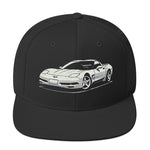 Silhouette of a C5 Corvette cap for 5th Gen Vette Owners snapback hat