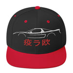 Japan Cars Culture Baseball Cap for NSX Owners 90s JDM Japanese Car Fans Snapback Hat adjustable snap back cap