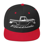 1958 Chevy Apache Fleetside hat for Antique Pickup Truck Owners Snapback Cap