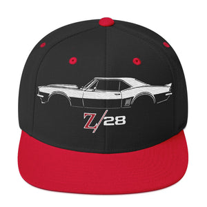 First Generation 1967 Camaro Z28 hat for Chevy Muscle Car Owners Snapback Cap