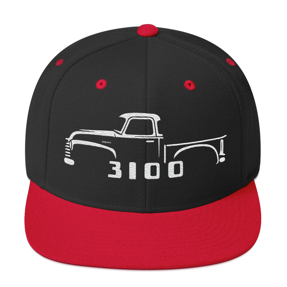 1953 Chevy 3100 hat for Antique Pickup Truck Owners Automotive snapback Cap