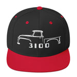 1953 Chevy 3100 hat for Antique Pickup Truck Owners Automotive snapback Cap