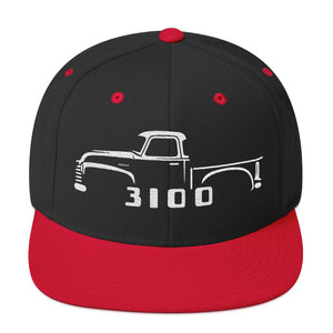 1953 Chevy 3100 hat for Antique Pickup Truck Owners Automotive snapback Cap