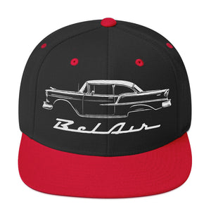 1955 Chevy Bel Air hat for Classic Car Owners Antique Automotive snapback Cap