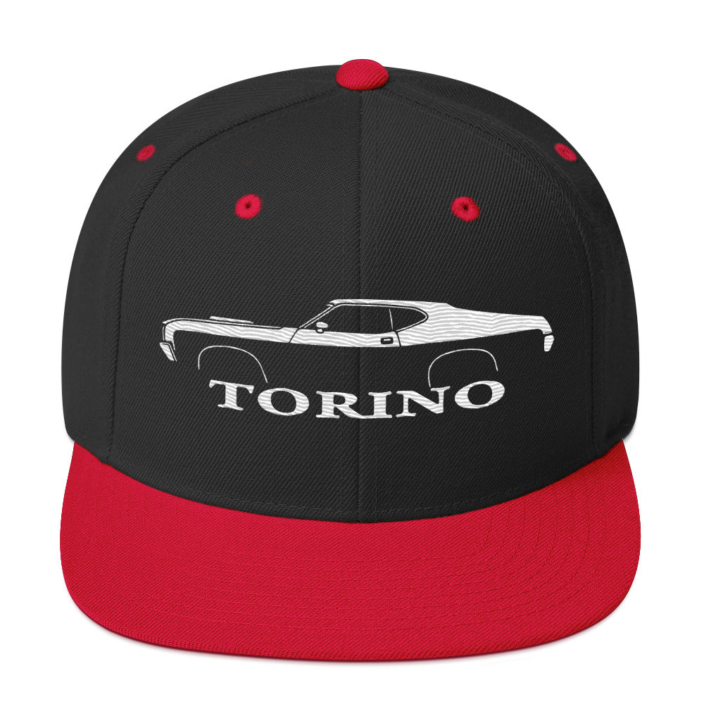 1972 Gran Torino hat for Muscle car Owners Enthusiasts Automotive Snapback Cap