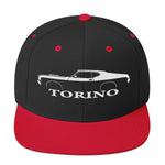 1972 Gran Torino hat for Muscle car Owners Enthusiasts Automotive Snapback Cap