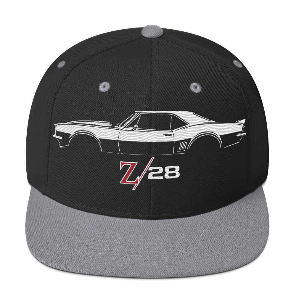 First Generation 1967 Camaro Z28 hat for Chevy Muscle Car Owners Snapback Cap