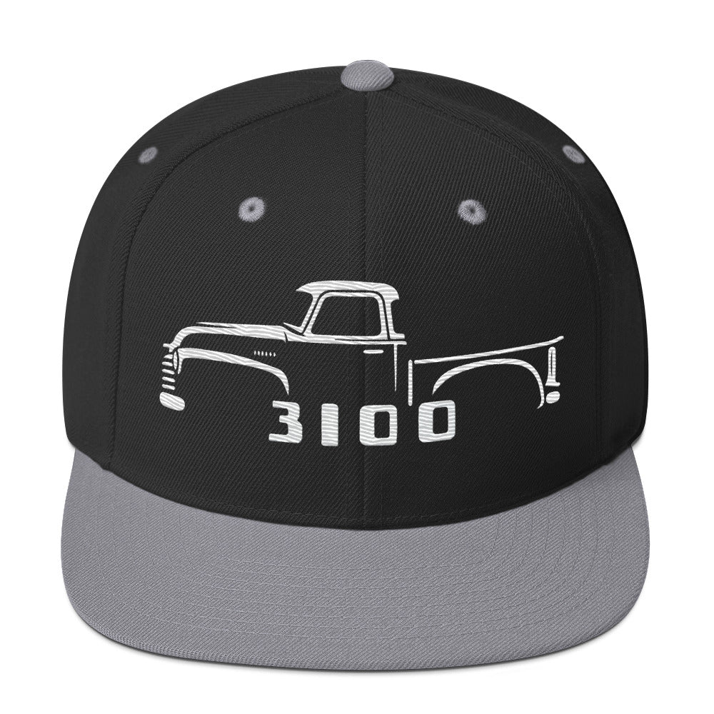 1953 Chevy 3100 hat for Antique Pickup Truck Owners Automotive snapback Cap