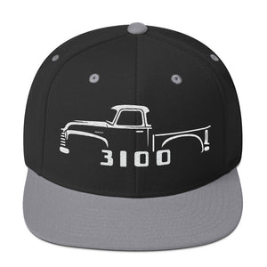 1953 Chevy 3100 hat for Antique Pickup Truck Owners Automotive snapback Cap