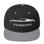 1972 Gran Torino hat for Muscle car Owners Enthusiasts Automotive Snapback Cap