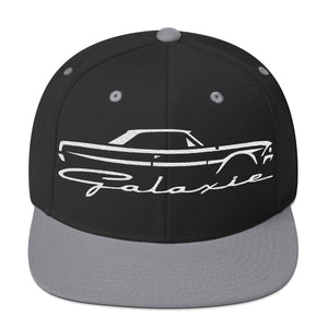 1964 Galaxie Silhouette Emblem snapback hat for American Classic Car Owners Automotive Cap