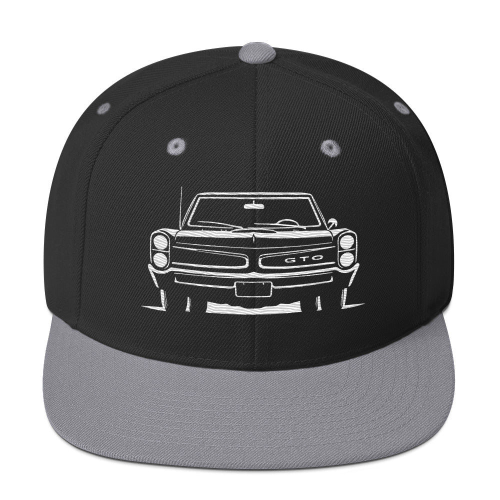 Front View 1964 GTO Cap for Classic Car Enthusiasts Gearheads Snapback Hat