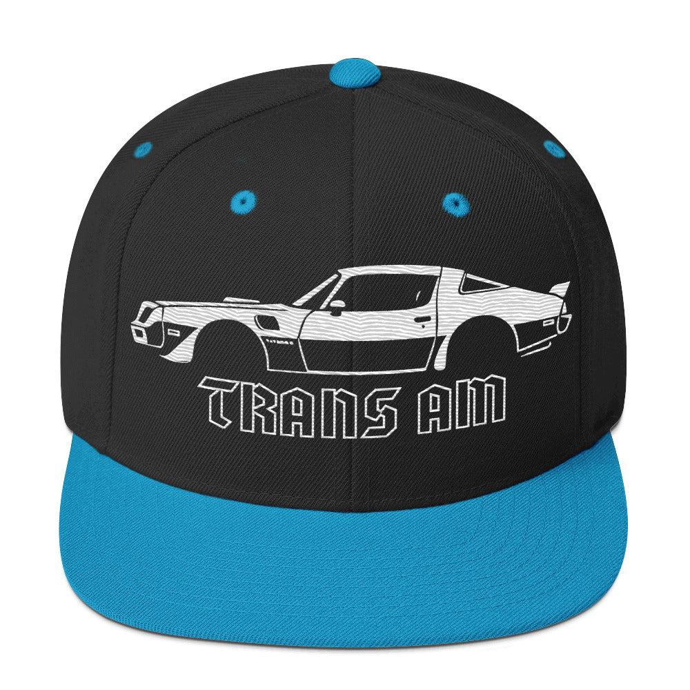 1977 Firebird hat for Muscle Car Owners Enthusiasts Classic Automotive 77 Trans AM snapback Cap