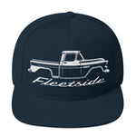 1958 Chevy Apache Fleetside hat for Antique Pickup Truck Owners Snapback Cap