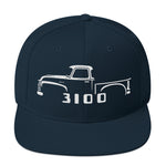 1953 Chevy 3100 hat for Antique Pickup Truck Owners Automotive snapback Cap